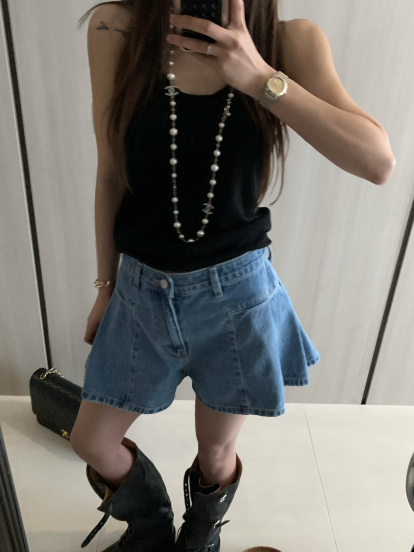 VIRKIN韓國直郵㊣東大門實拍女裝新款25春夏推薦休閑時尚短褲VIRKIN短褲