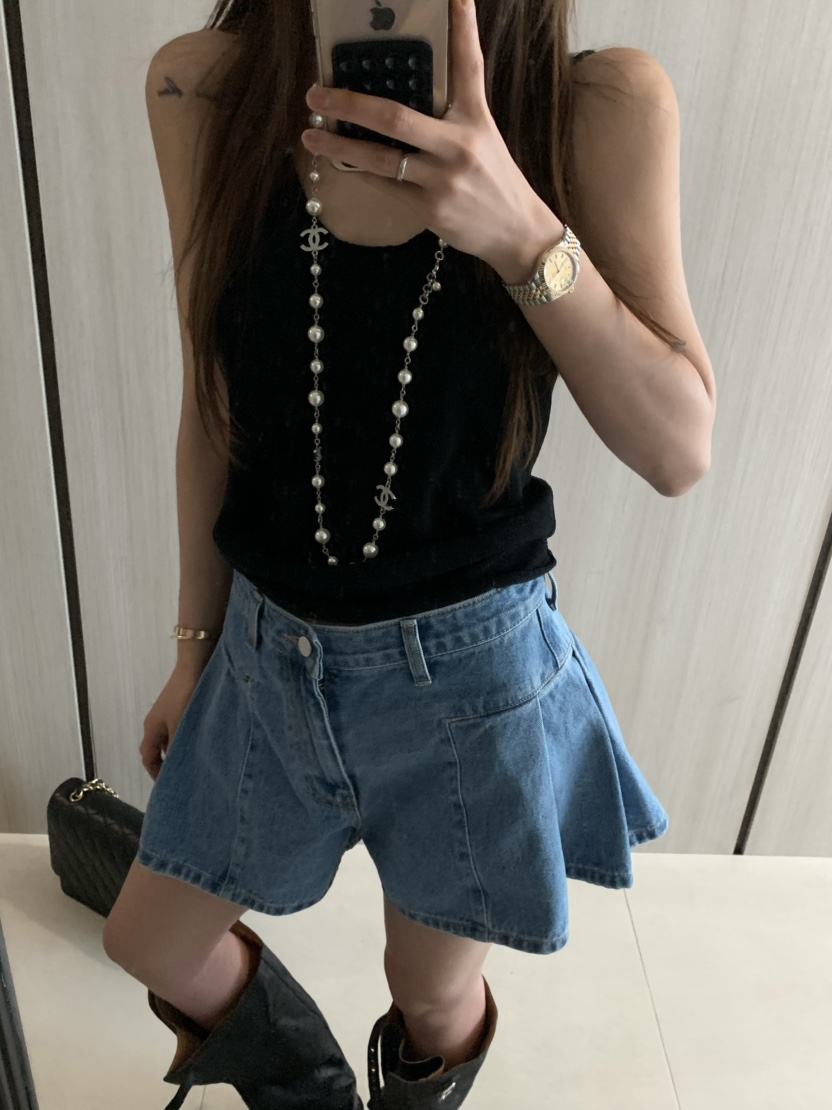 VIRKIN韓國直郵㊣東大門實拍女裝新款25春夏推薦休閑時尚短褲VIRKIN短褲