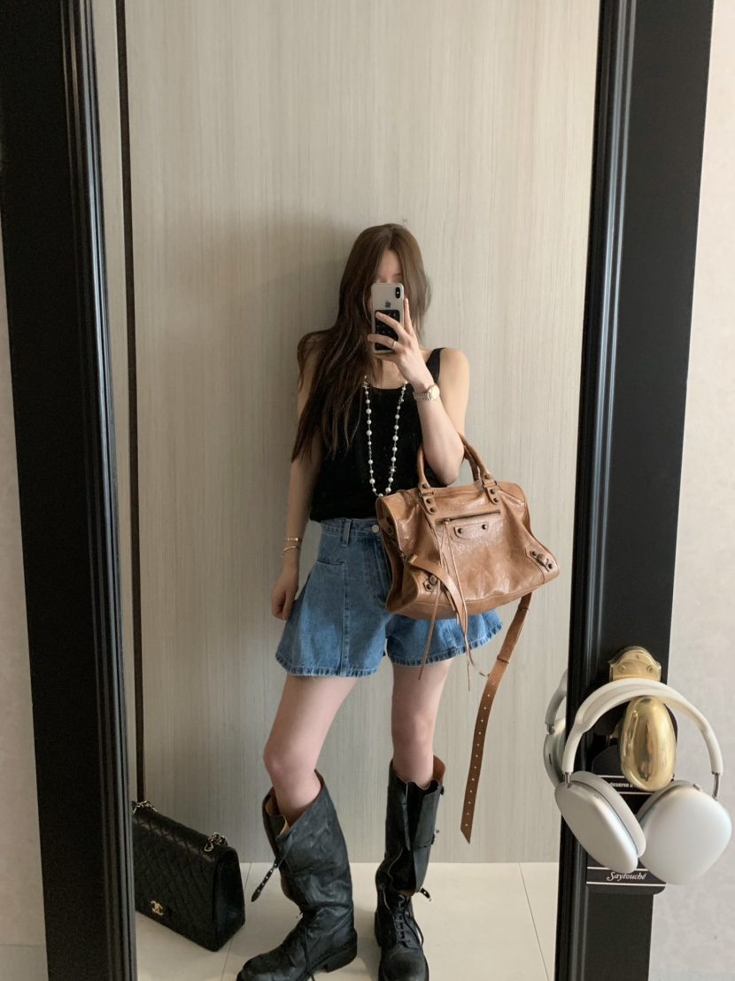 VIRKIN韓國直郵㊣東大門實拍女裝新款25春夏推薦休閑時尚短褲VIRKIN短褲