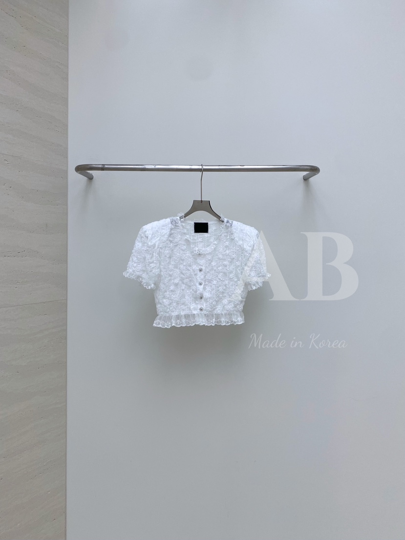AB韓國㊣直郵東大門代購女裝新品熱賣25春夏人氣襯衫蕾絲衫AB襯衫/蕾絲衫圖色1