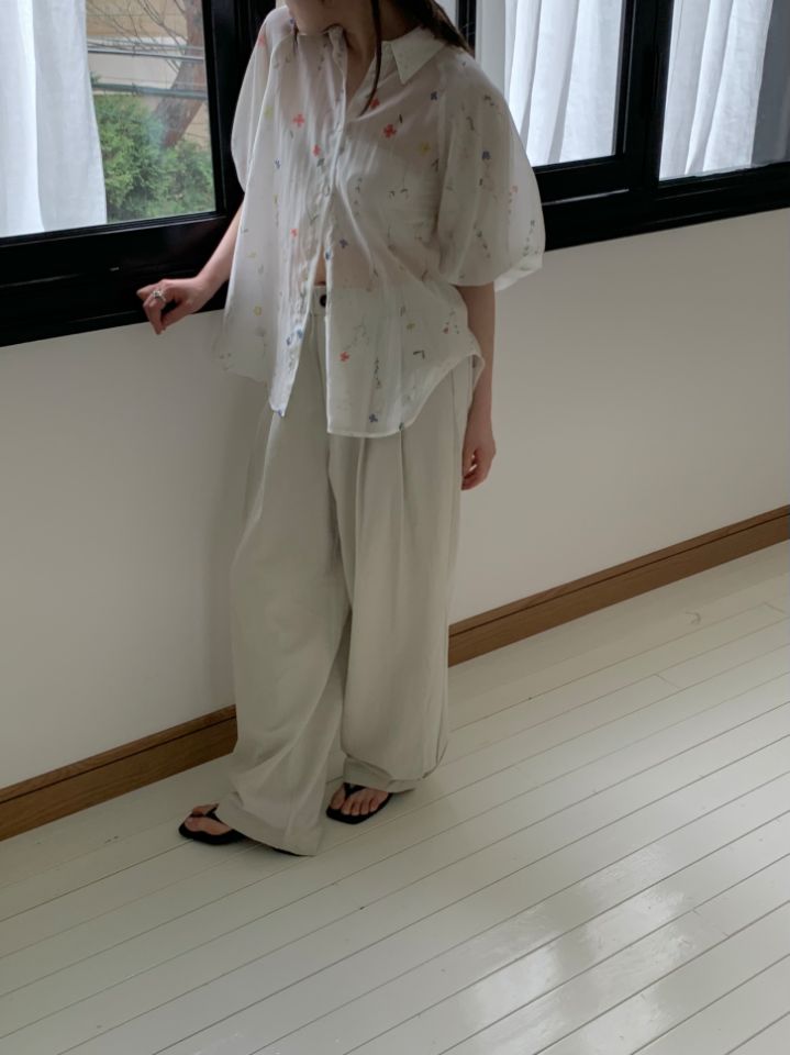 MARE韓國直郵㊣東大門實拍女裝新款休閑推薦熱賣襯衫蕾絲衫MARE襯衫/蕾絲衫
