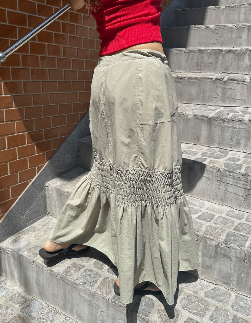 BYRING韓國直郵㊣東大門實拍女裝新款熱賣時尚推薦休閑長裙BYRING長裙