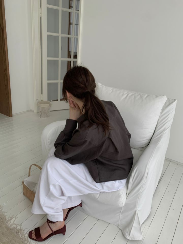 MARE韓國直郵㊣女裝新款推薦人氣休閑25春夏襯衫蕾絲衫亞麻MARE襯衫/蕾絲衫