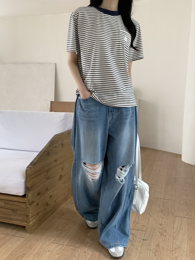 BOUND.A韓國㊣直郵東大門代購女裝新款推薦25春夏人氣時尚T恤BOUND.AT恤
