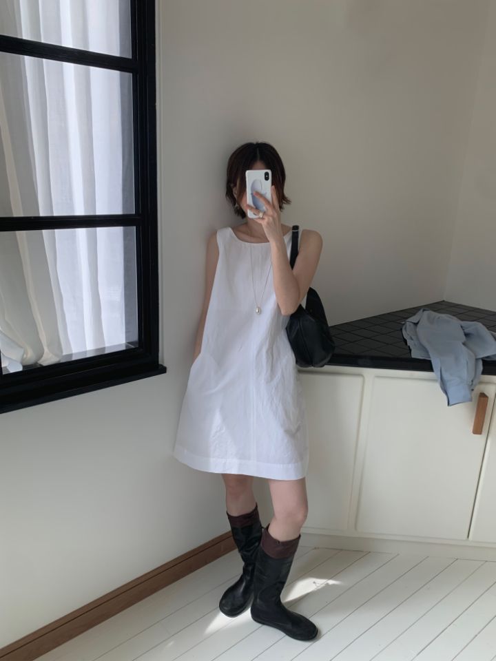 MARE韓國直郵㊣女裝新品休閑人氣25春夏熱賣推薦連衣裙亞麻MARE連衣裙