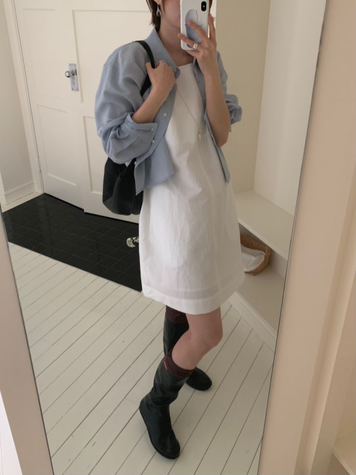 MARE韓國直郵㊣女裝新品休閑人氣25春夏熱賣推薦連衣裙亞麻MARE連衣裙