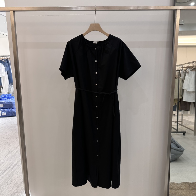 THE EYL直郵韓國代購㊣女裝新款時尚熱賣休閑連衣裙含腰繩THE EYL連衣裙圖色3