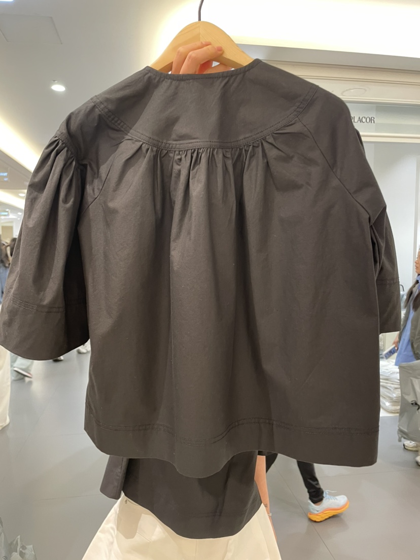 OHAO韓國㊣直郵東大門代購女裝新品熱賣時尚25春夏襯衫蕾絲衫OHAO/HA MONG襯衫/蕾絲衫