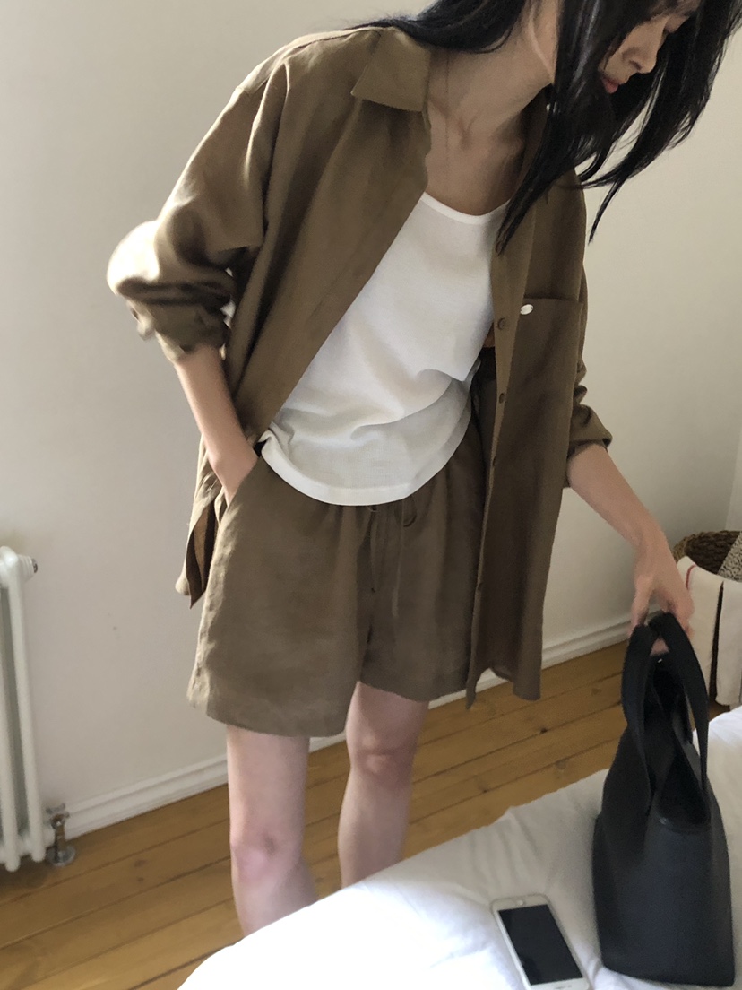 THE EYL直郵韓國代購㊣女裝新品推薦時尚25春夏人氣休閑短褲THE EYL短褲