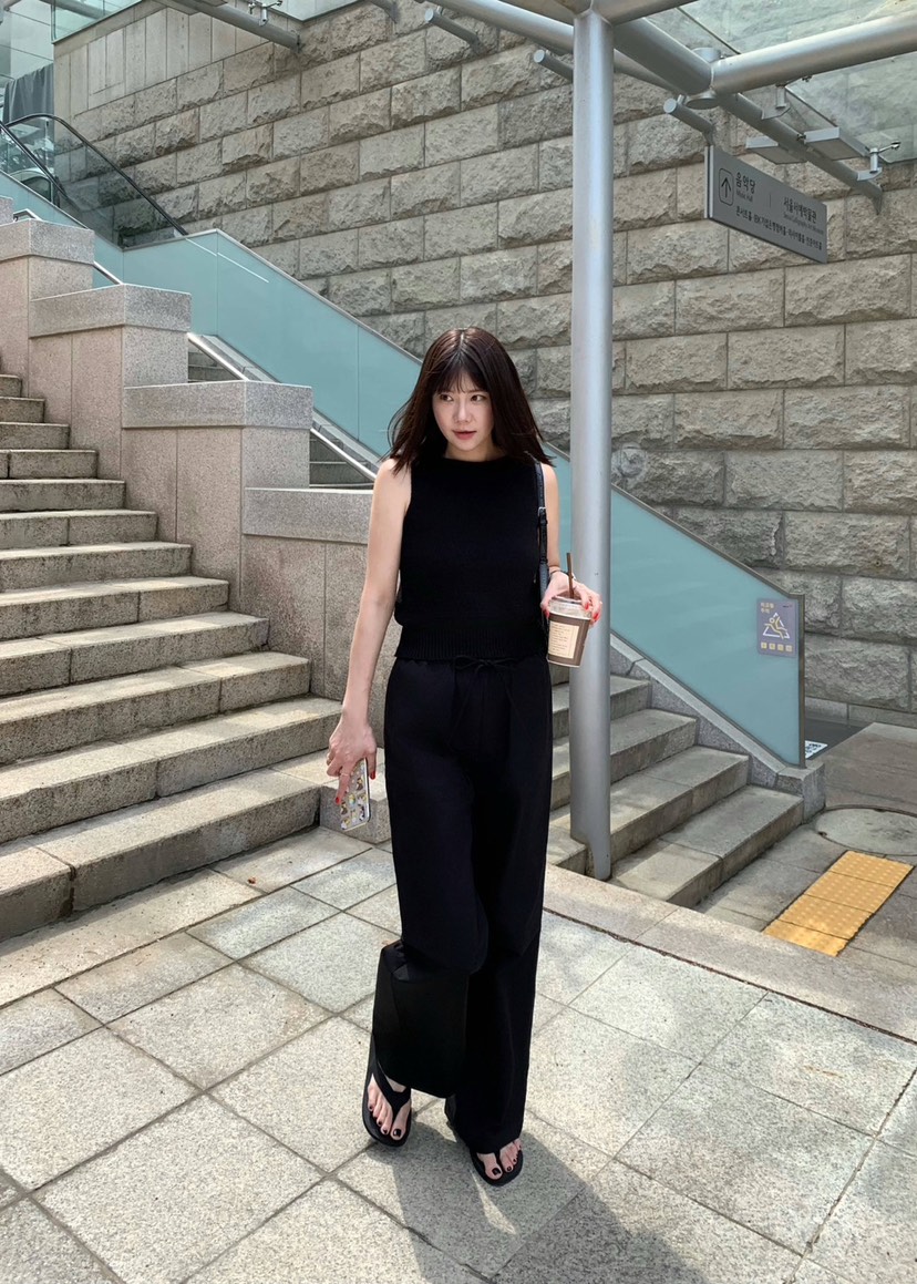 COURGETTE直郵韓國代購㊣女裝新品人氣休閑25春夏推薦休閑褲COURGETTE休閑褲