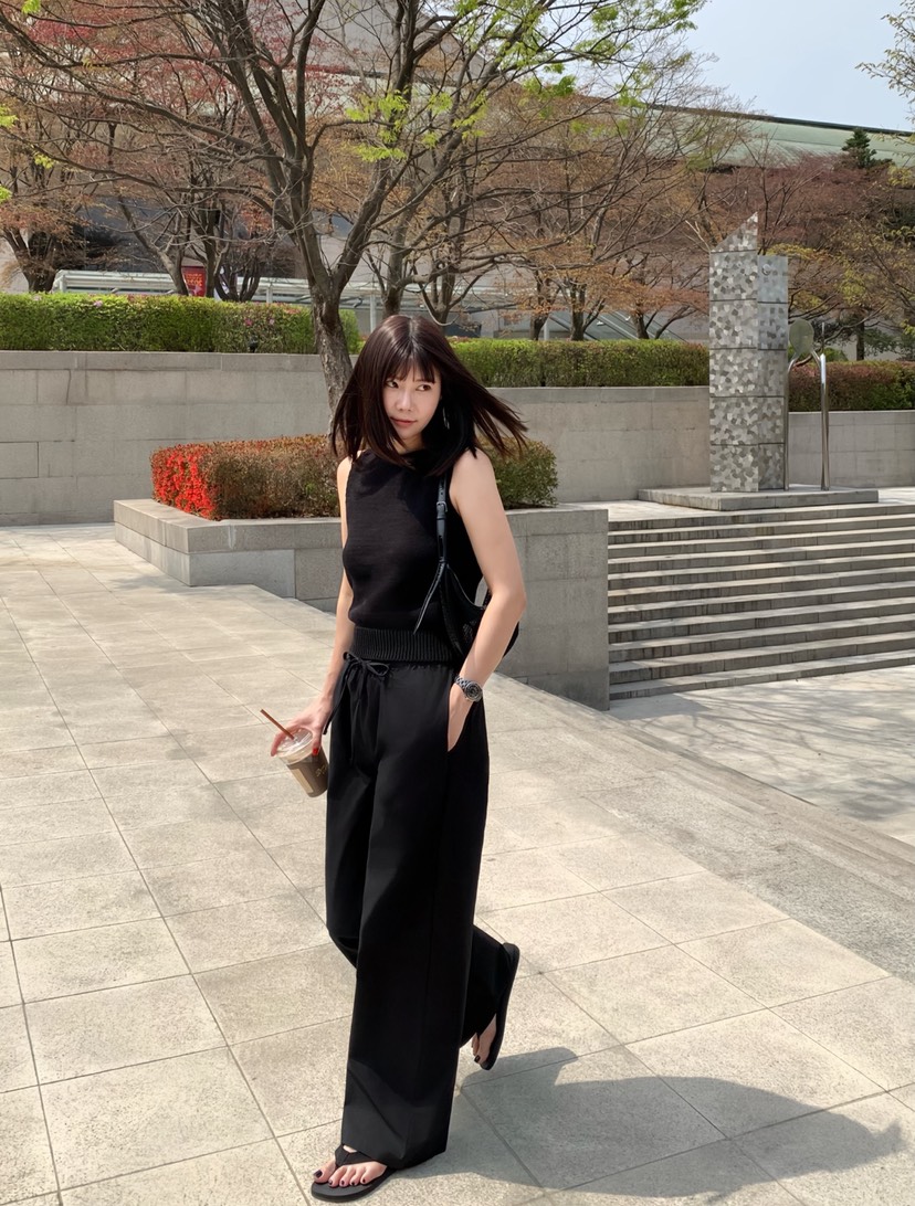COURGETTE直郵韓國代購㊣女裝新品人氣休閑25春夏推薦休閑褲COURGETTE休閑褲