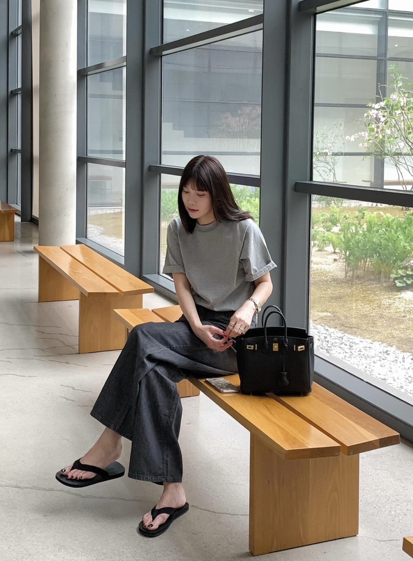 COURGETTE韓國直郵㊣東大門實拍女裝新品時尚熱賣推薦牛仔褲COURGETTE牛仔褲