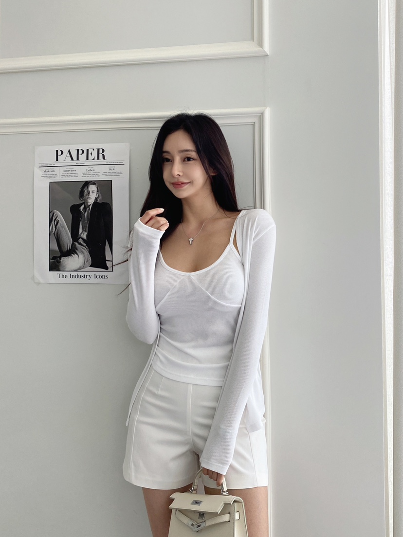 CLOTH韓國直郵㊣東大門實拍女裝新款休閑人氣熱賣套裝套裝開衫CLOTH套裝