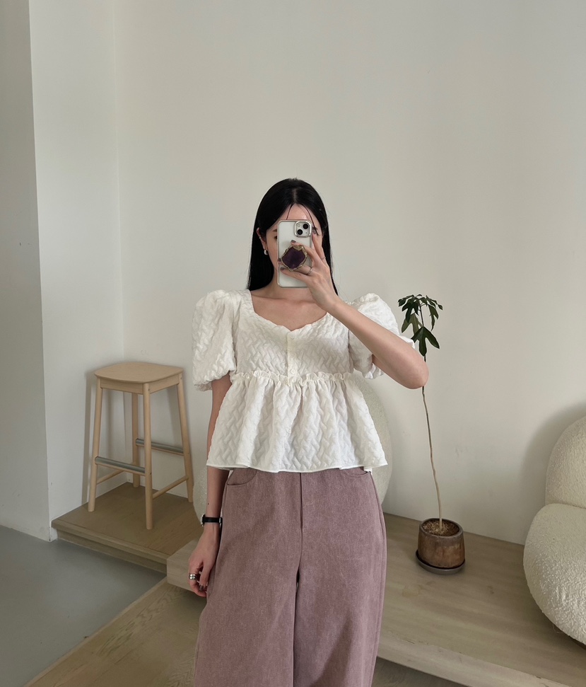 AMUSE SEOUL直郵韓國代購㊣女裝新品休閑人氣時尚襯衫蕾絲衫AMUSE SEOUL襯衫/蕾絲衫
