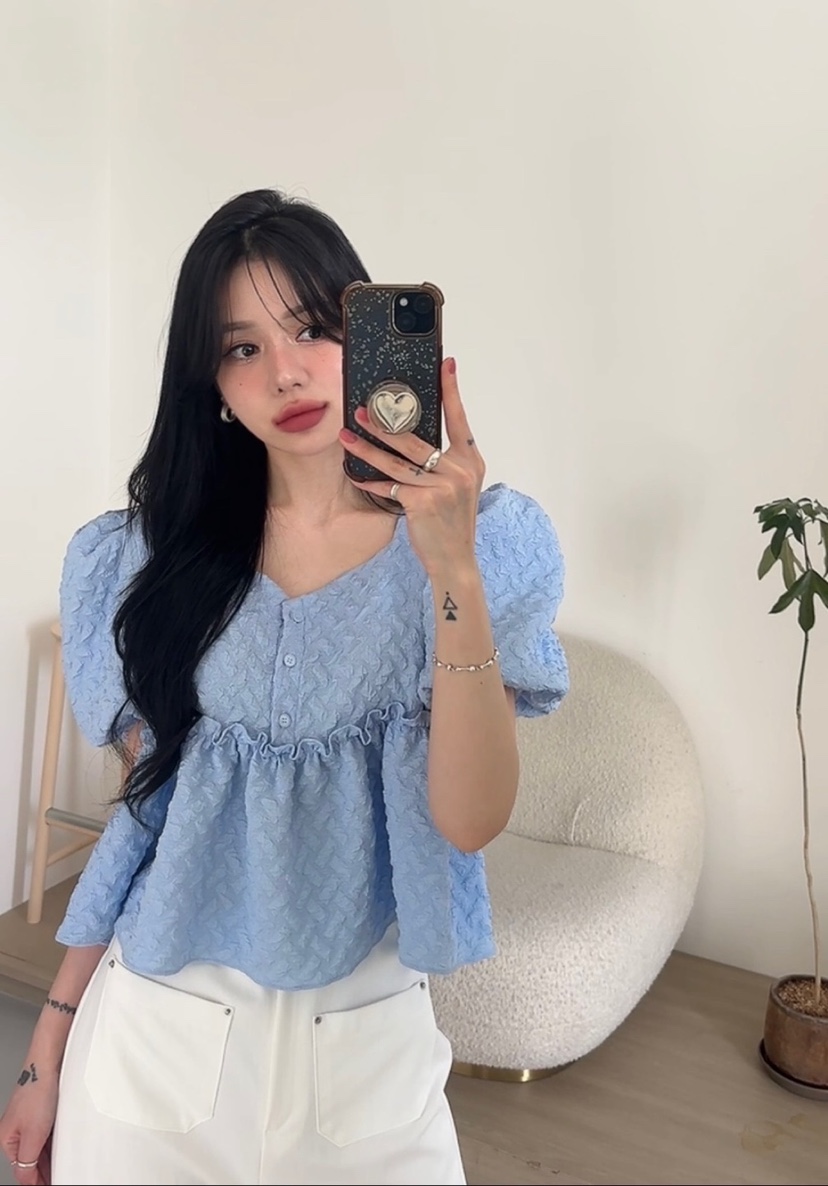 AMUSE SEOUL直郵韓國代購㊣女裝新品休閑人氣時尚襯衫蕾絲衫AMUSE SEOUL襯衫/蕾絲衫