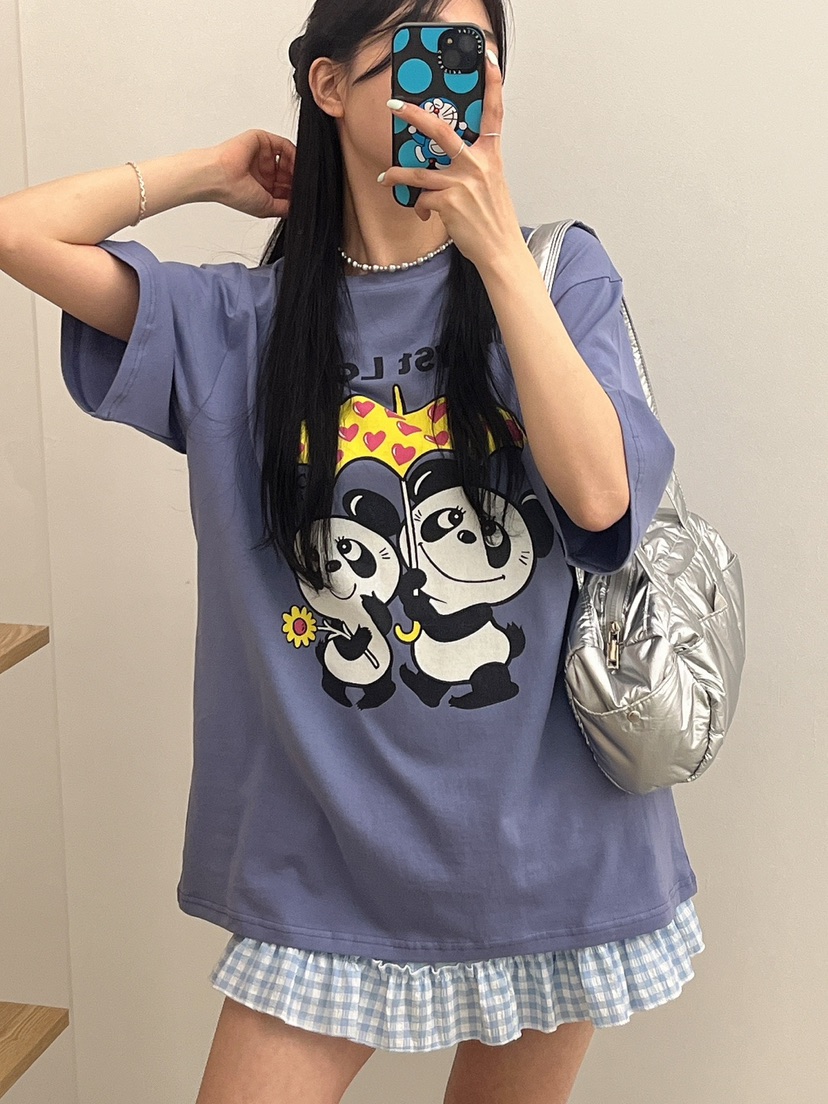 MA NYO韓國㊣直郵東大門代購女裝新款25春夏推薦人氣休閑T恤MA NYOT恤