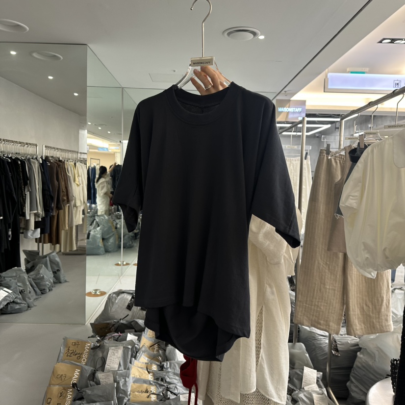 DOUBLE STANDARD/LE SMOKING/MAISONSTAFF韓國直郵㊣東大門實拍女裝新品熱賣T恤MAISONSTAFFT恤圖色3