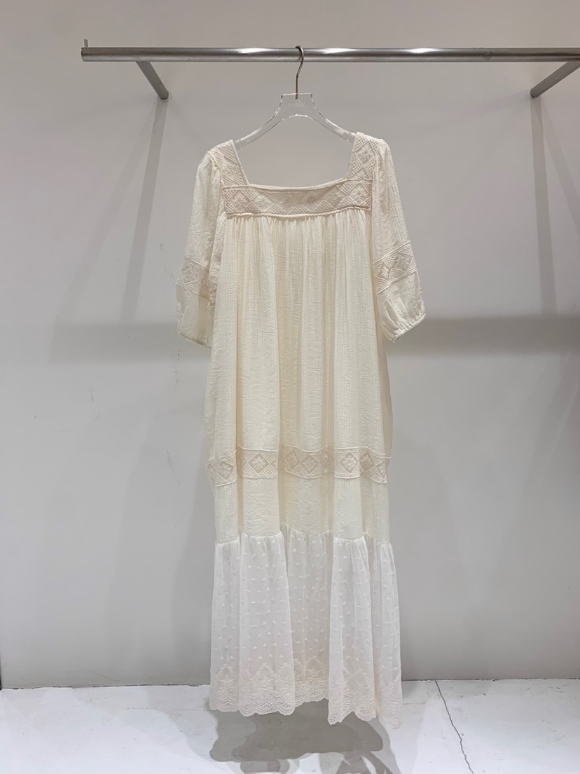 FABRIC直郵韓國代購㊣女裝新款熱賣休閑推薦25春夏人氣連衣裙FABRIC連衣裙圖色1