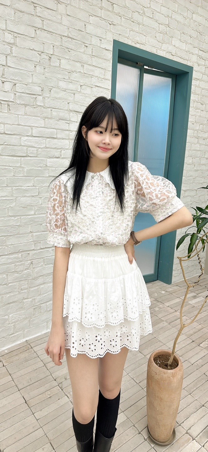YARD直郵韓國代購㊣女裝新品25春夏時尚休閑推薦襯衫蕾絲衫YARD襯衫/蕾絲衫