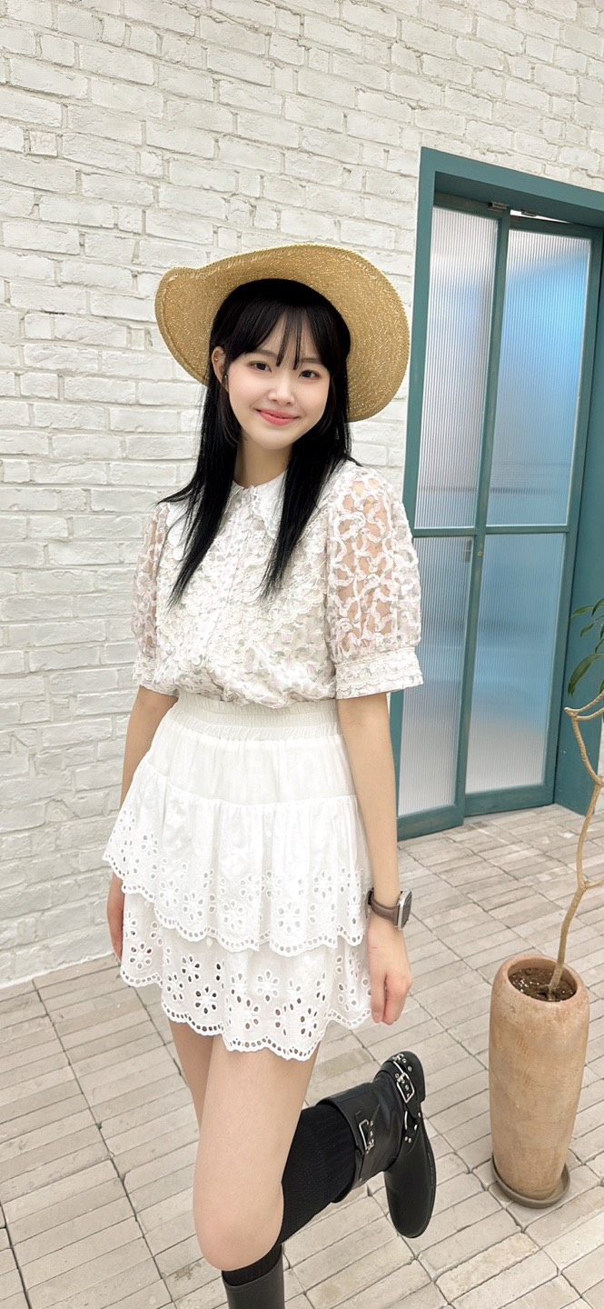 YARD直郵韓國代購㊣女裝新品25春夏時尚休閑推薦襯衫蕾絲衫YARD襯衫/蕾絲衫