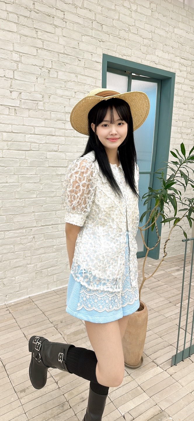 YARD直郵韓國代購㊣女裝新品25春夏時尚休閑推薦襯衫蕾絲衫YARD襯衫/蕾絲衫