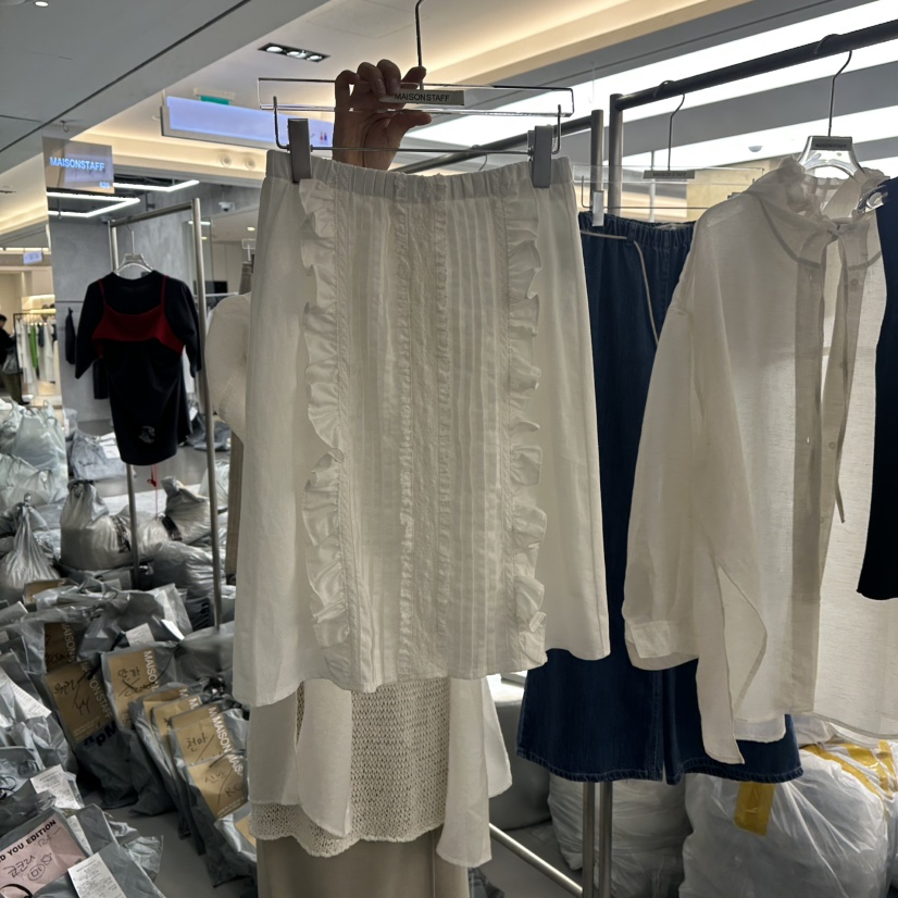 DOUBLE STANDARD/LE SMOKING/MAISONSTAFF韓國㊣直郵東大門代購女裝新品休閑半身裙中短裙MAISONSTAFF/DOUBLE STANDARD半身裙/中短裙
