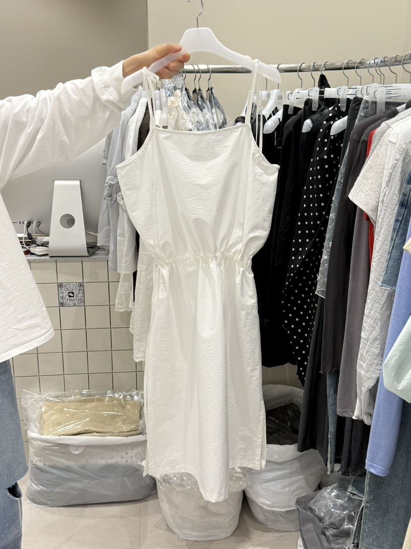 NOFYBE韓國㊣直郵東大門代購女裝新品休閑時尚推薦連衣裙綁帶NOFYBE連衣裙