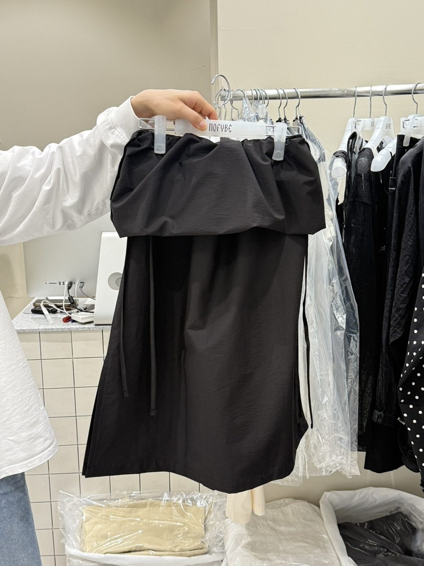 NOFYBE韓國㊣直郵東大門代購女裝新品休閑時尚推薦連衣裙綁帶NOFYBE連衣裙