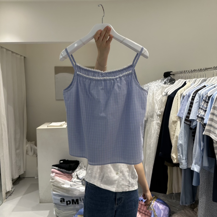 LORING RE I韓國直郵㊣東大門實拍女裝新品時尚人氣吊帶背心LORING RE-I/BARE吊帶/背心
