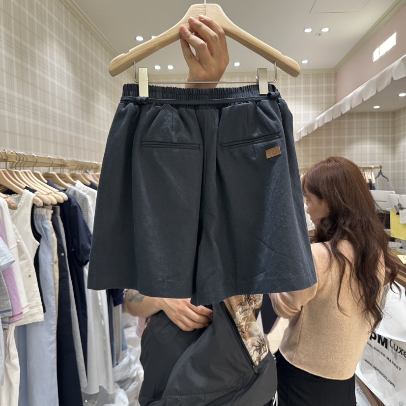 OURMOMENT直郵韓國代購㊣女裝新品推薦25春夏熱賣休閑時尚短褲OURMOMENT短褲