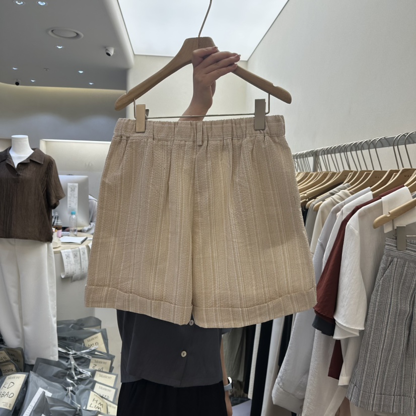 MATIERE韓國直郵㊣東大門實拍女裝新品休閑人氣25春夏時尚短褲MATIERE短褲