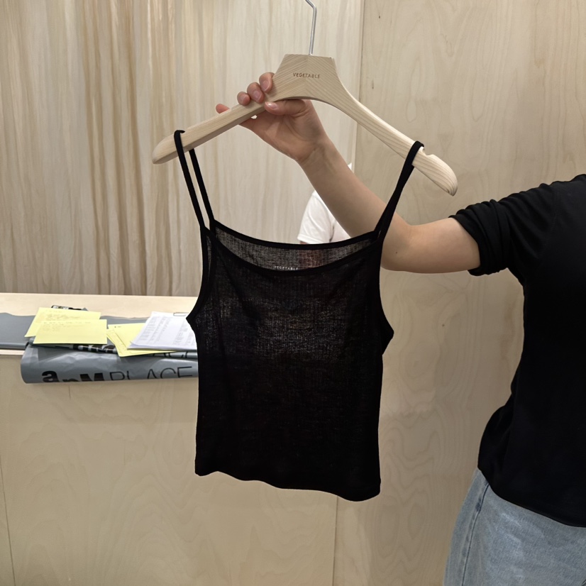 VEGETABLE韓國㊣直郵東大門代購女裝新品熱賣25春夏吊帶背心VEGETABLE吊帶/背心圖色4