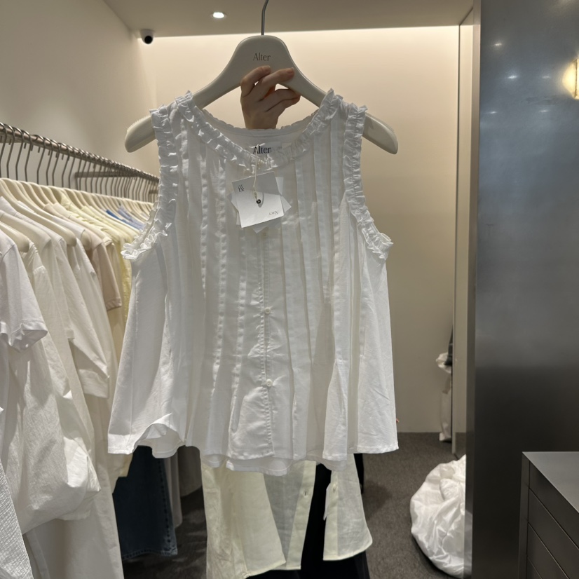 ALTER韓國直郵㊣東大門實拍女裝新品推薦人氣休閑25春夏吊帶背心Alter吊帶/背心圖色1