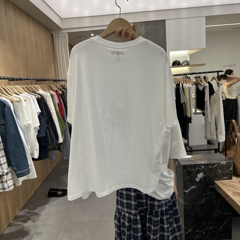 STAYFELT/OF NOTE韓國㊣直郵東大門代購女裝新款時尚休閑T恤OF NOTE/STAYFELTT恤