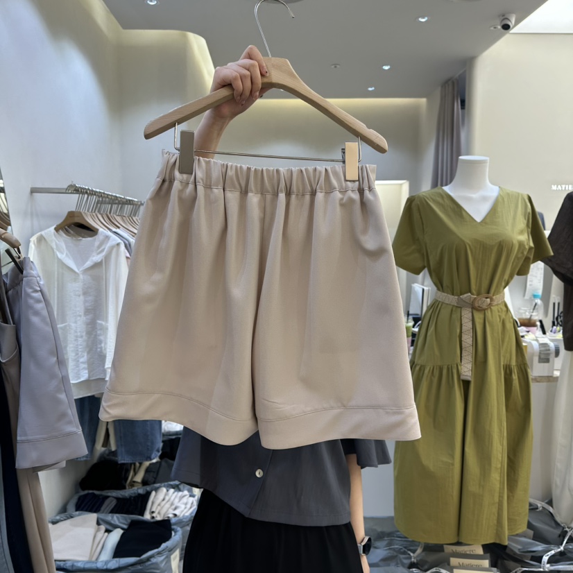 MATIERE直郵韓國代購㊣女裝新品時尚熱賣25春夏人氣休閑短褲MATIERE短褲