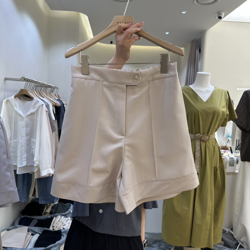 MATIERE直郵韓國代購㊣女裝新品時尚熱賣25春夏人氣休閑短褲MATIERE短褲