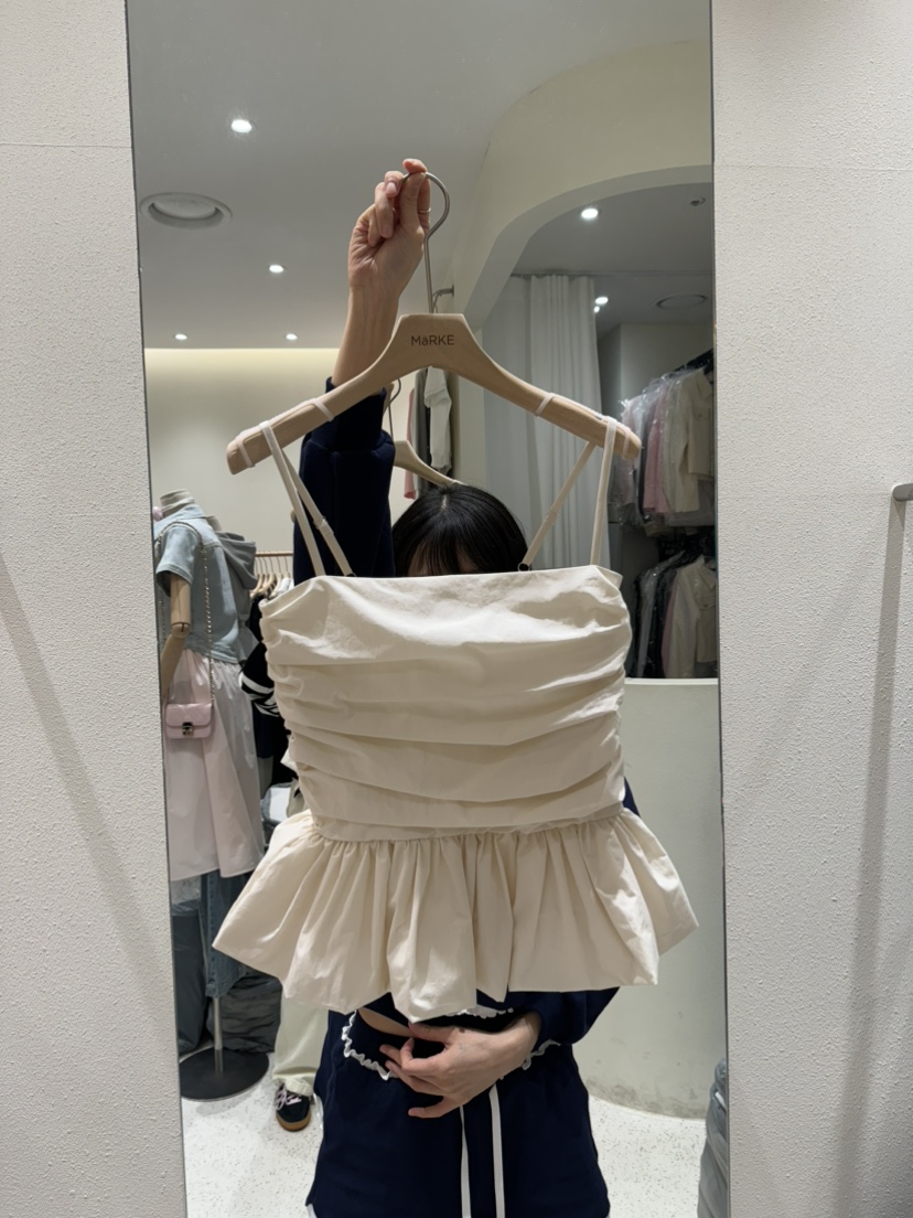 MARKE-P韓國㊣直郵東大門代購女裝新品時尚休閑人氣吊帶背心MARKE-P吊帶/背心圖色2