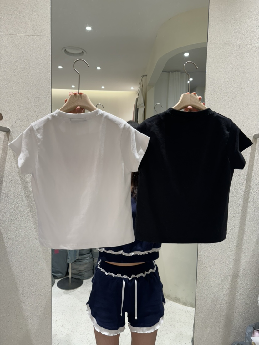 MARKE-P韓國㊣直郵東大門代購女裝新款休閑時尚人氣T恤刺繡MARKE-PT恤