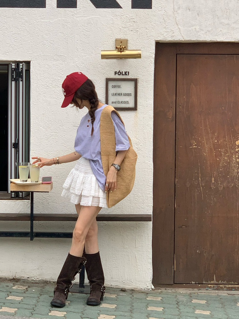 REVE CITE-L韓國直郵㊣女裝新品25春夏休閑時尚推薦人氣T恤REVE CITET恤