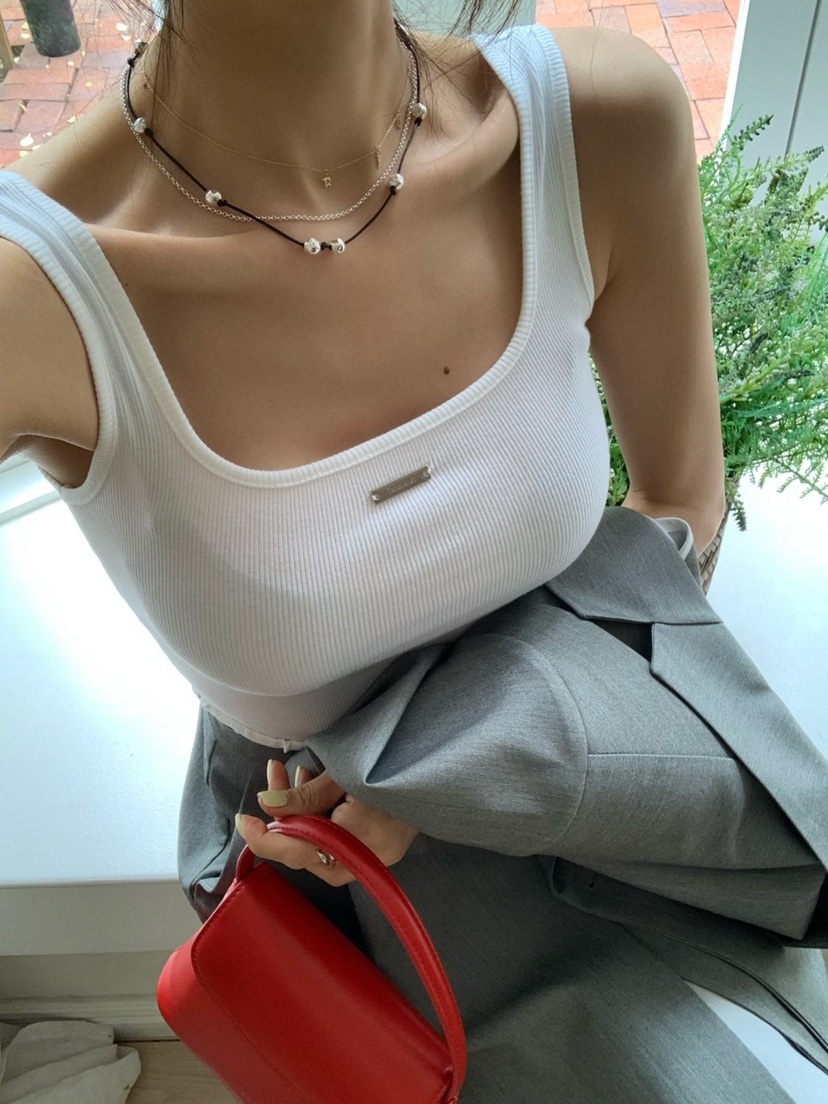 REVE CITE-L韓國直郵㊣女裝新品休閑時尚熱賣推薦吊帶背心REVE CITE吊帶/背心