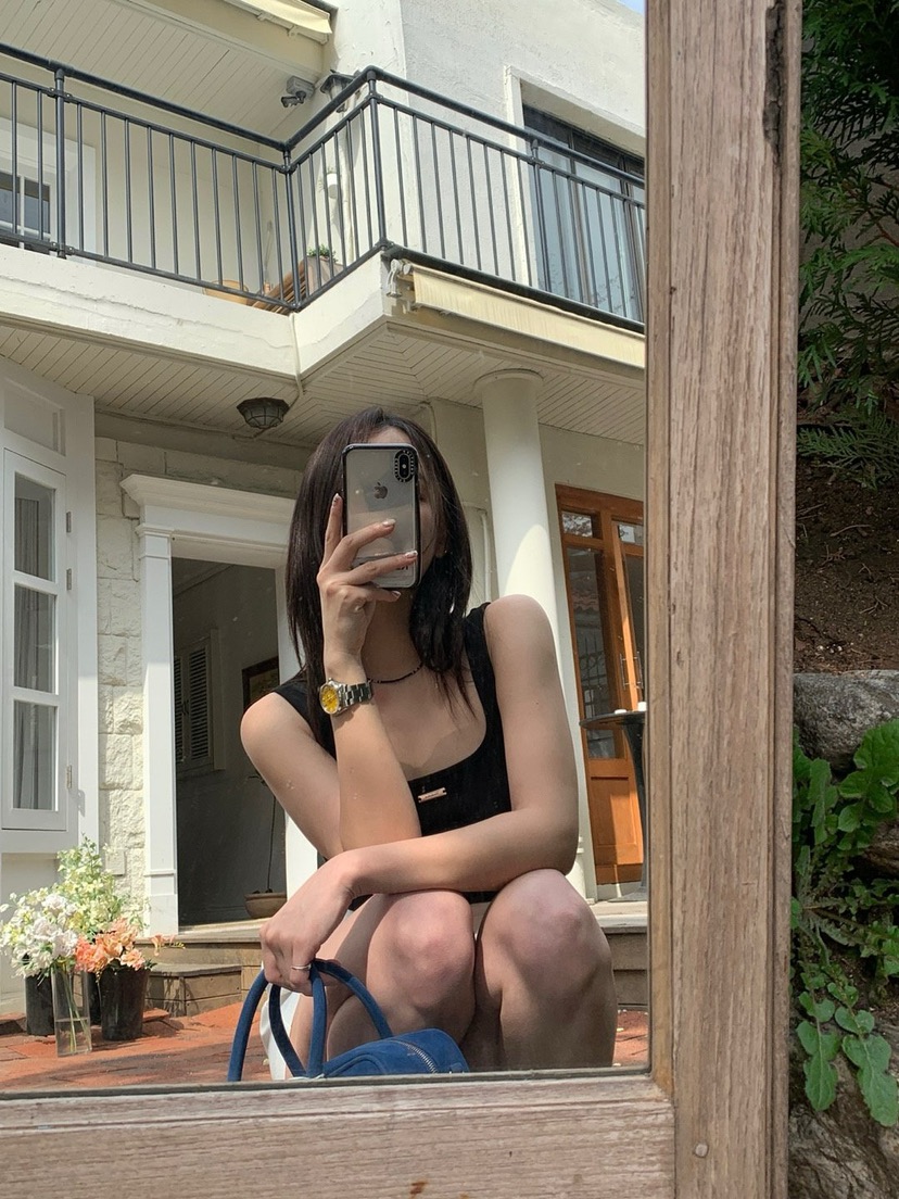 REVE CITE-L韓國直郵㊣女裝新品休閑時尚熱賣推薦吊帶背心REVE CITE吊帶/背心
