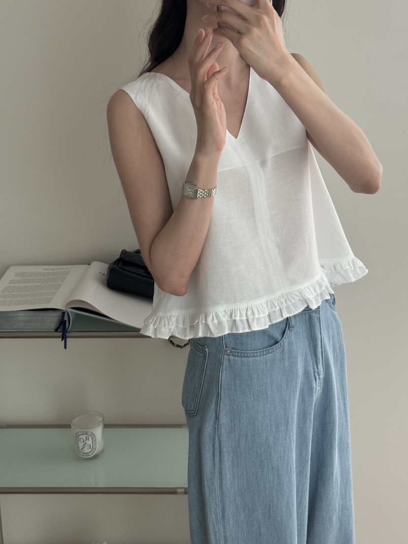 TIZZI直郵韓國代購㊣女裝新款人氣休閑25春夏熱賣襯衫蕾絲衫TIZZI襯衫/蕾絲衫
