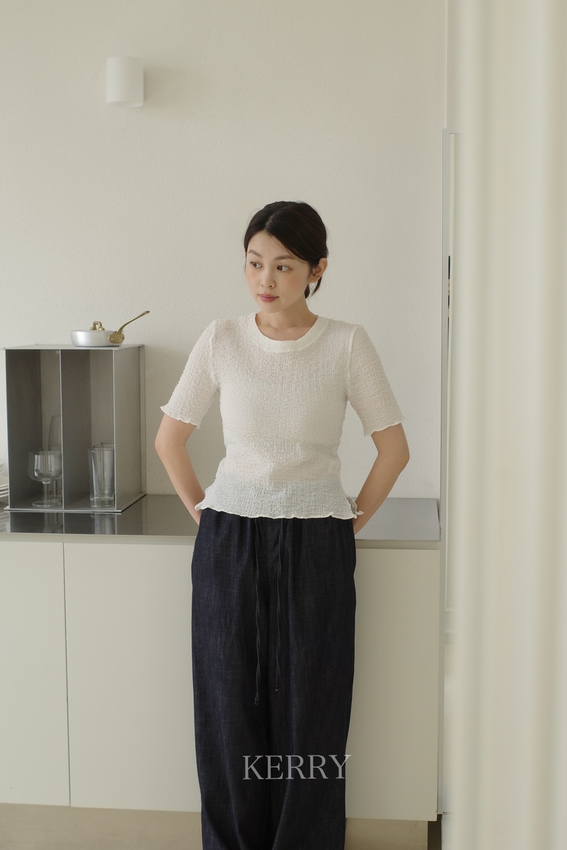 KERRY韓國㊣直郵東大門代購女裝新款熱賣25春夏人氣襯衫蕾絲衫KERRY襯衫/蕾絲衫
