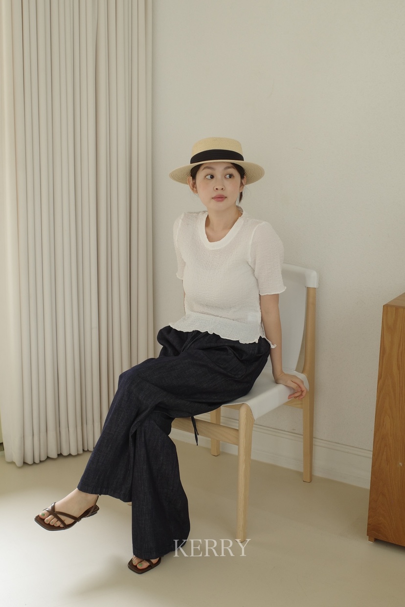 KERRY韓國㊣直郵東大門代購女裝新款熱賣25春夏人氣襯衫蕾絲衫KERRY襯衫/蕾絲衫