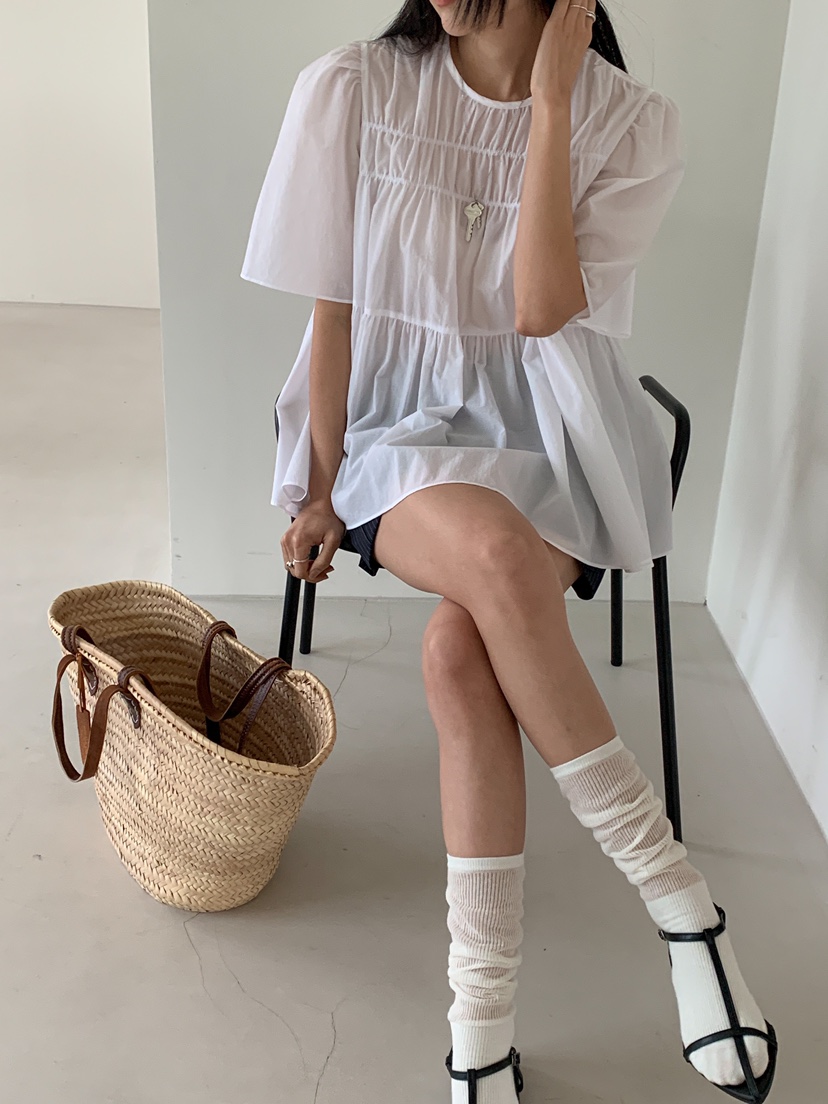 GOYOU韓國㊣直郵東大門代購女裝新款推薦休閑時尚襯衫蕾絲衫de goyou襯衫/蕾絲衫
