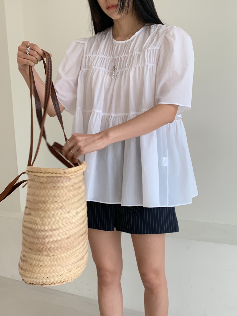 GOYOU韓國㊣直郵東大門代購女裝新款推薦休閑時尚襯衫蕾絲衫de goyou襯衫/蕾絲衫