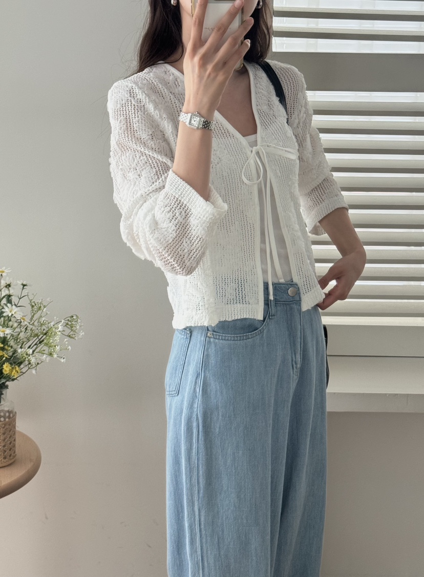 TIZZI韓國直郵㊣女裝新款熱賣25春夏時尚推薦休閑針織衫開衫TIZZI針織衫
