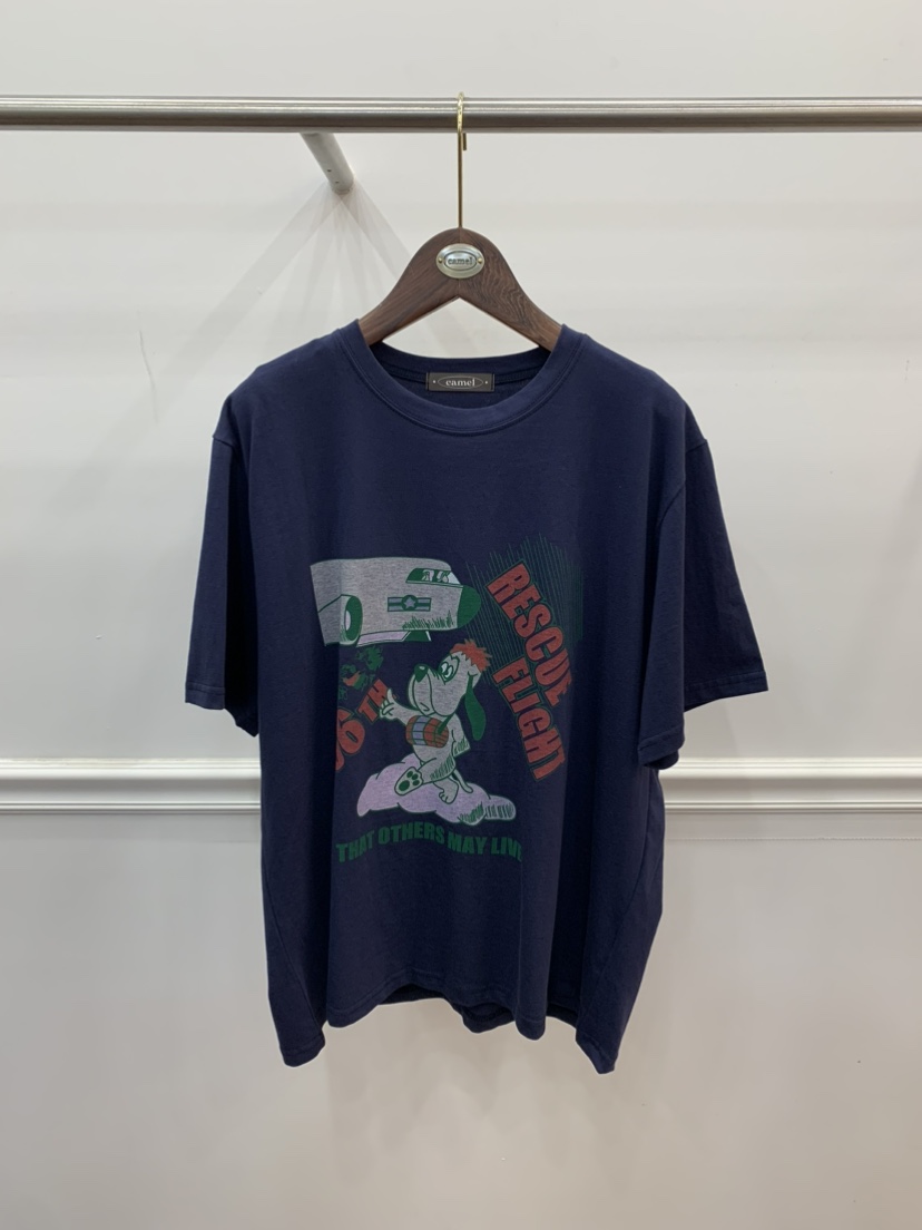 CAMEL-P(此品牌名稱會遭售假投訴,建議淘寶店鋪商品名稱中不要使用)直郵韓國代購㊣女裝新款25春夏T恤Came_l 家T恤圖色3
