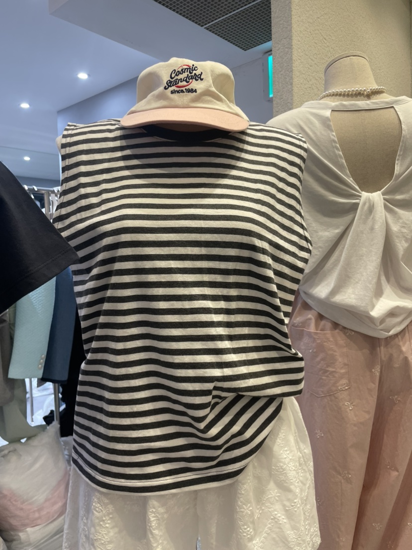 BABEL韓國直郵㊣東大門實拍女裝新品推薦25春夏熱賣吊帶背心BABEL吊帶/背心圖色1