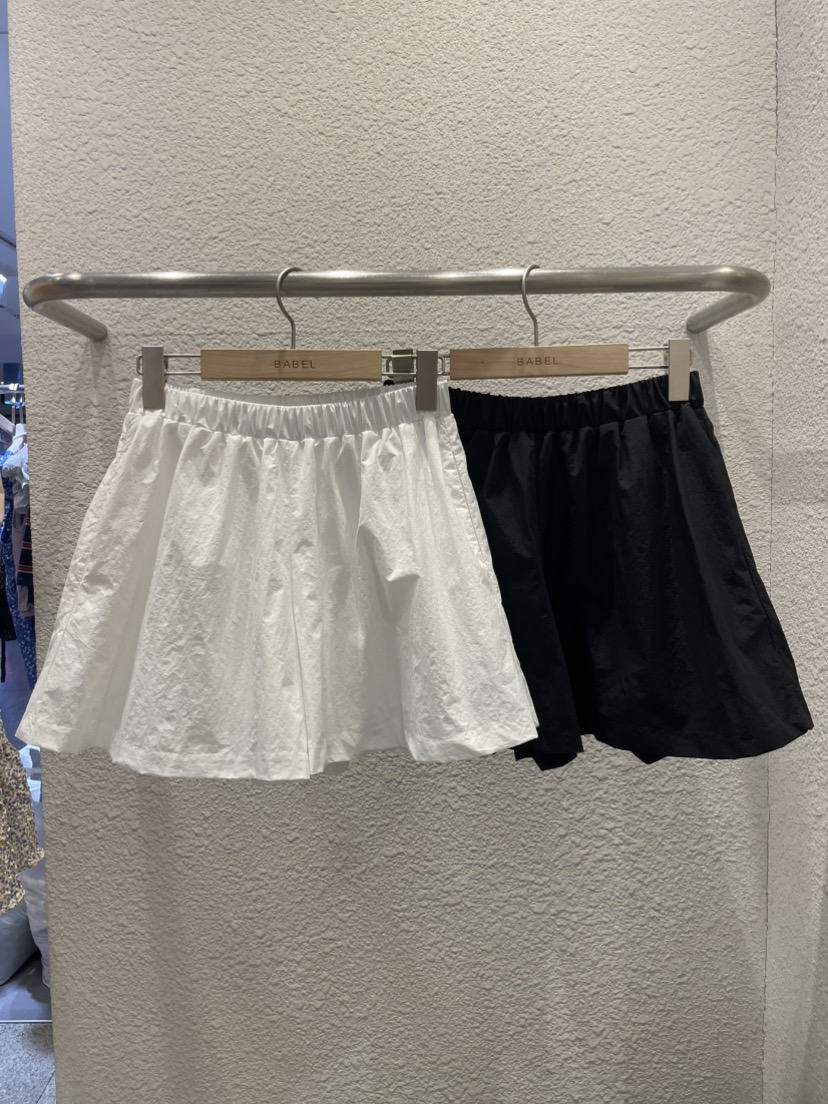 BABEL直郵韓國代購㊣女裝新品25春夏推薦熱賣時尚休閑短褲尼龍BABEL短褲